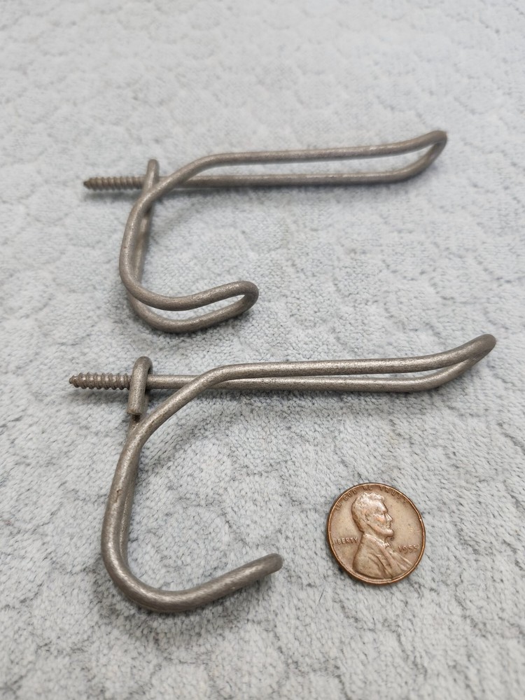 Wire Coat Hooks Safe Hardware NOS