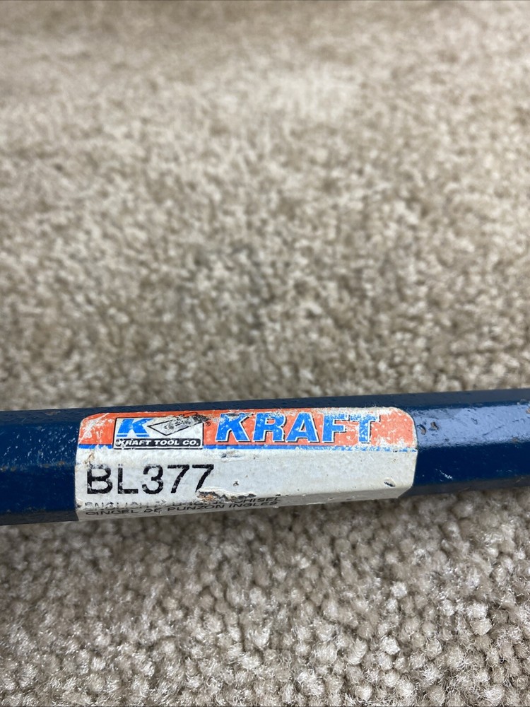 Kraft Tool BL377 English Plugging Chisel