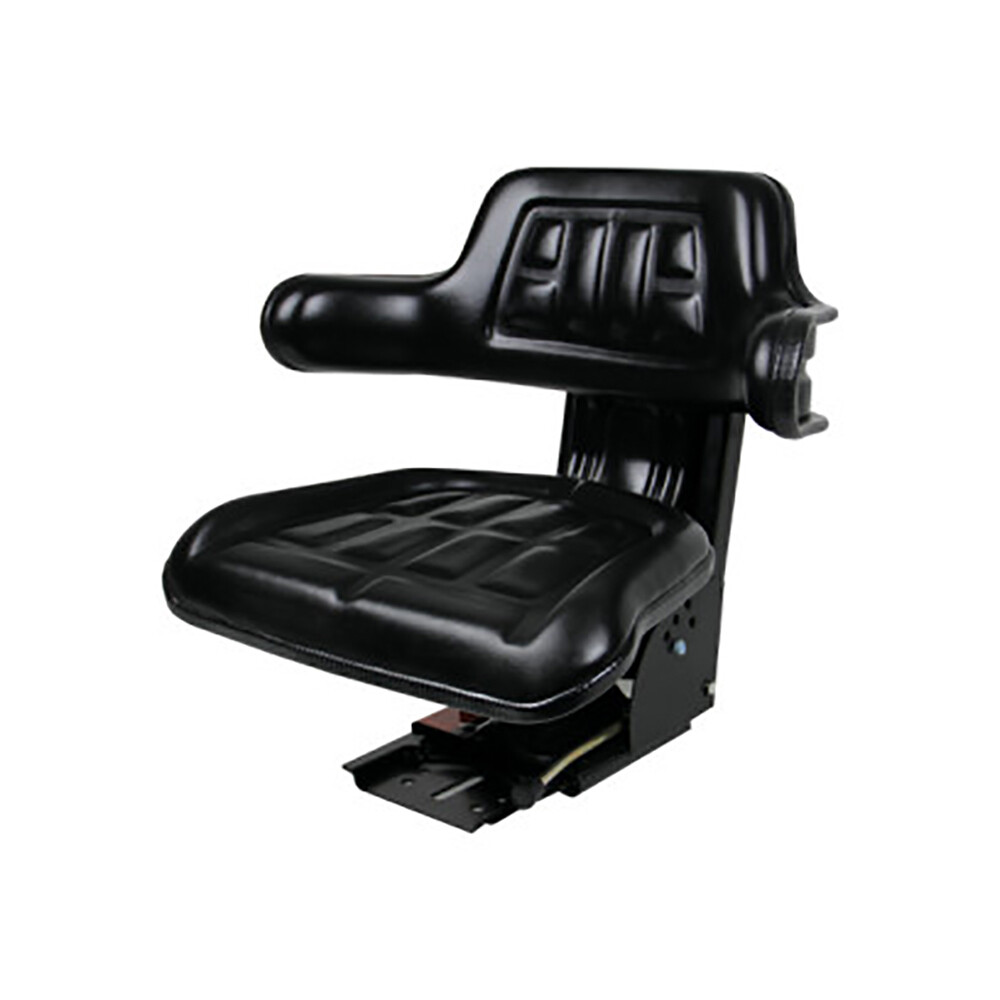 Tractor Seat with Backrest Black