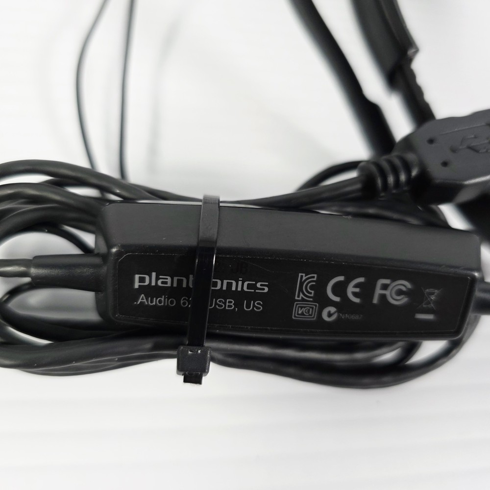 Plantronics Audio 628 Black Headband Headset USB - Tested