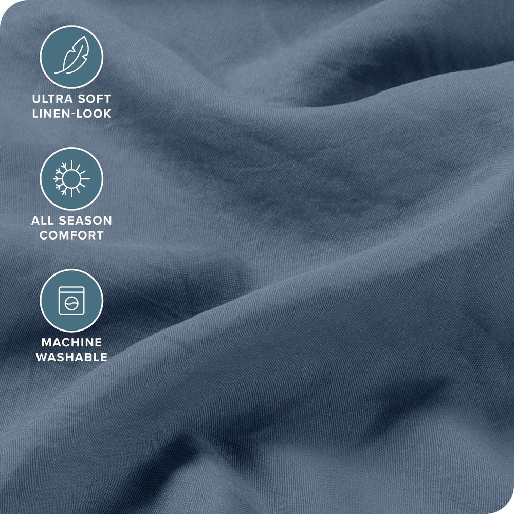 Bare Home Ultra-Soft Washed Microfiber Sheet Set