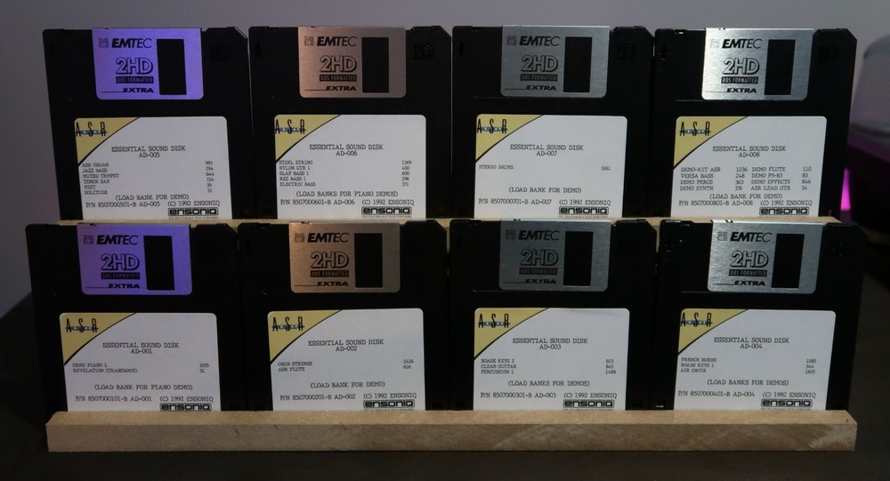 Custom ASR-10 Starter Kit Disk Set - OS 3.53 Boot Disk & Factory Library Set