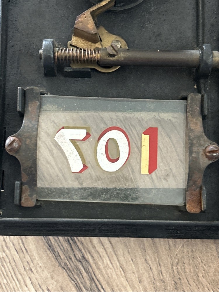 US postal mailbox front brass flying eagle 107