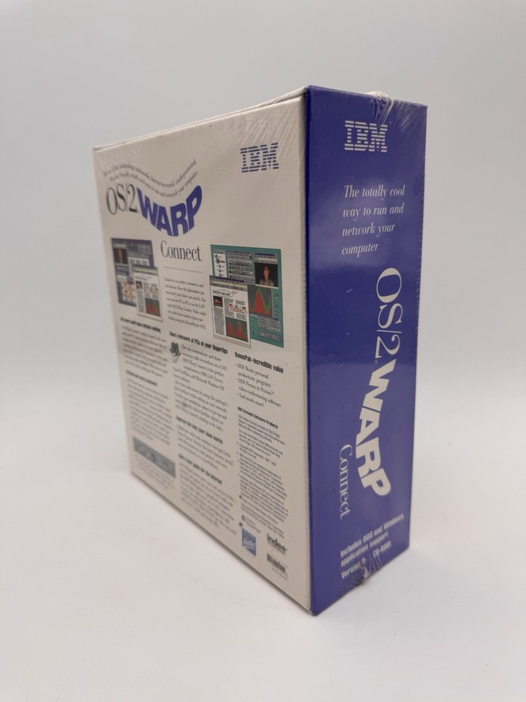 IBM OS/2 Warp Connect Version 3 CD-Rom Vintage Computer Software (NOS)