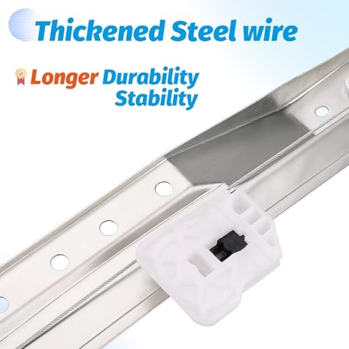 Front Left Driver Side Power Window Regulator with Motor Compatible with Dodge