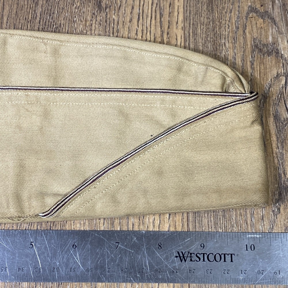 Vintage ~ Original ~ WW2 Garrison Cap~ With Edge Piping ~ Personalized