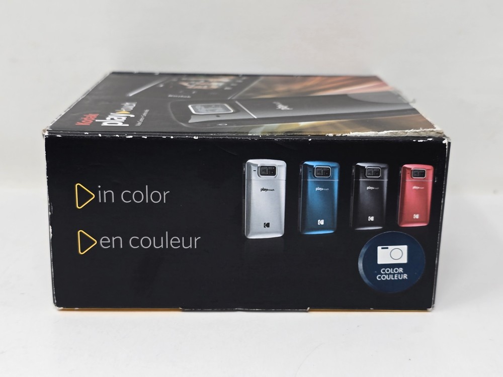 Kodak PlayTouch Zi10 Video Camera (Blue) - OPEN BOX