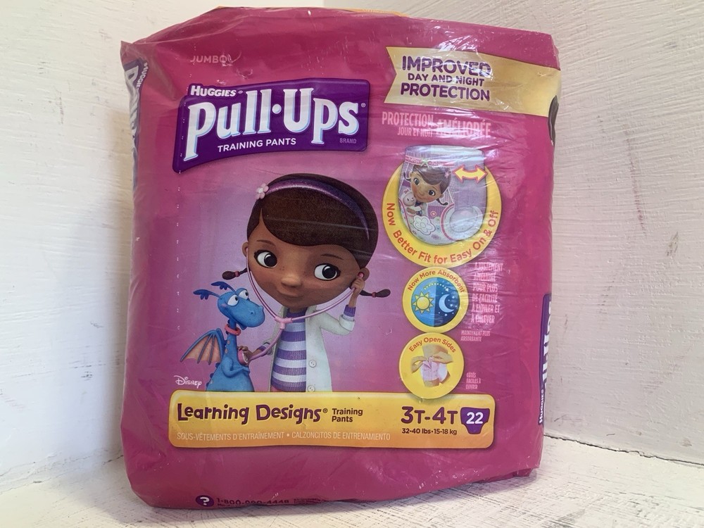 3-4T Vintage Huggies Pull-ups Doc McStuffins