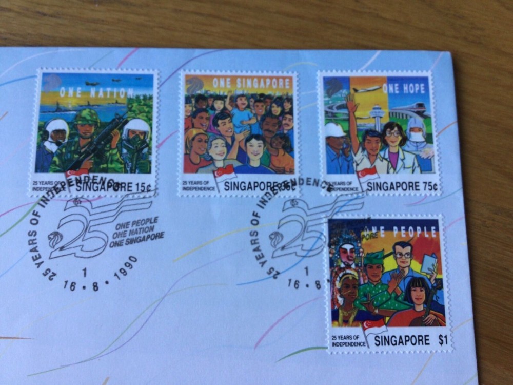 Singapore first day issue stamps cover Ref 56256
