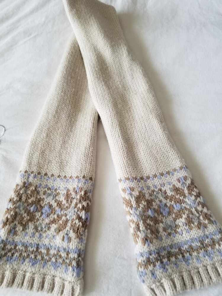 Jacadi wool boy scarf 3' 7"  long