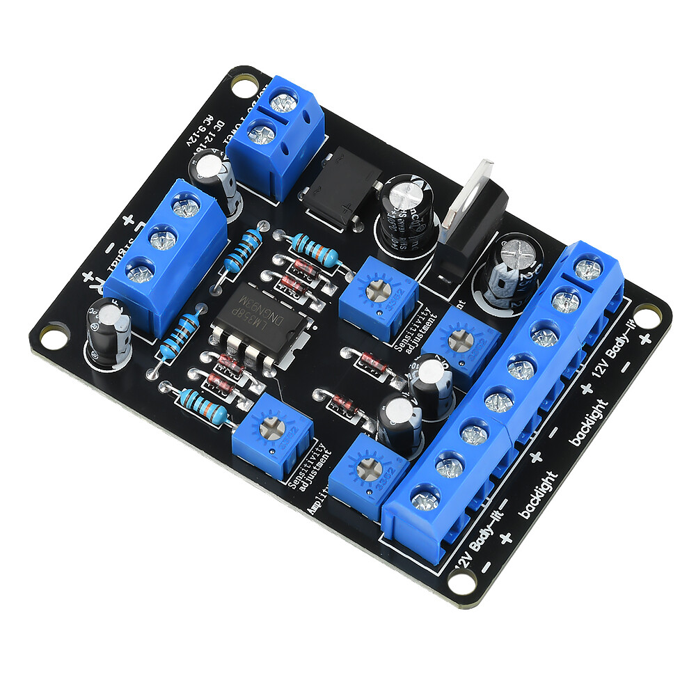 AC9-12V DC12-18V Pre-amplifier VU Level Meter Driver Board DB Level Meter Driver