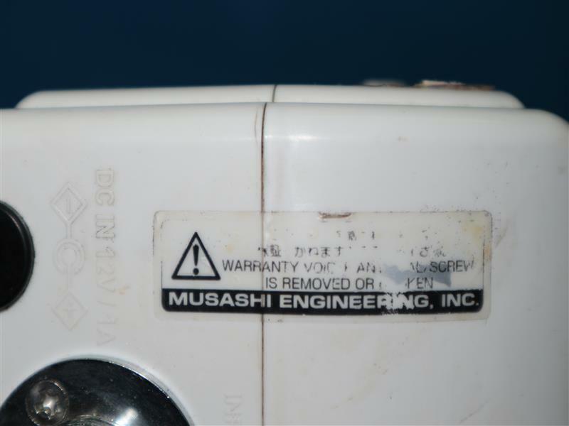Musashi MS-1 MS1 Electro Static Discharge w/ Missing Knob