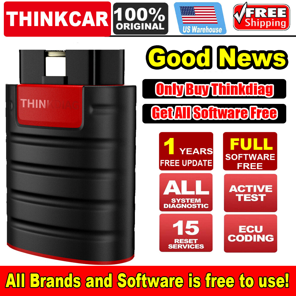 THINKDIAG All Brand Bidirectional OBD2 Scanner Diagnostic Tool OBDII Code Reader