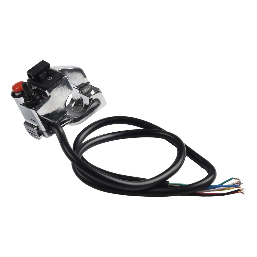 Handlebar Switch Motorcycle 50cm Cable 7/8\" ABS Plastic Left Pratical