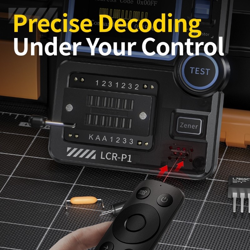 LCRP1 Transistor Tester Multifunction Electronic Component Meter Analysis Tool