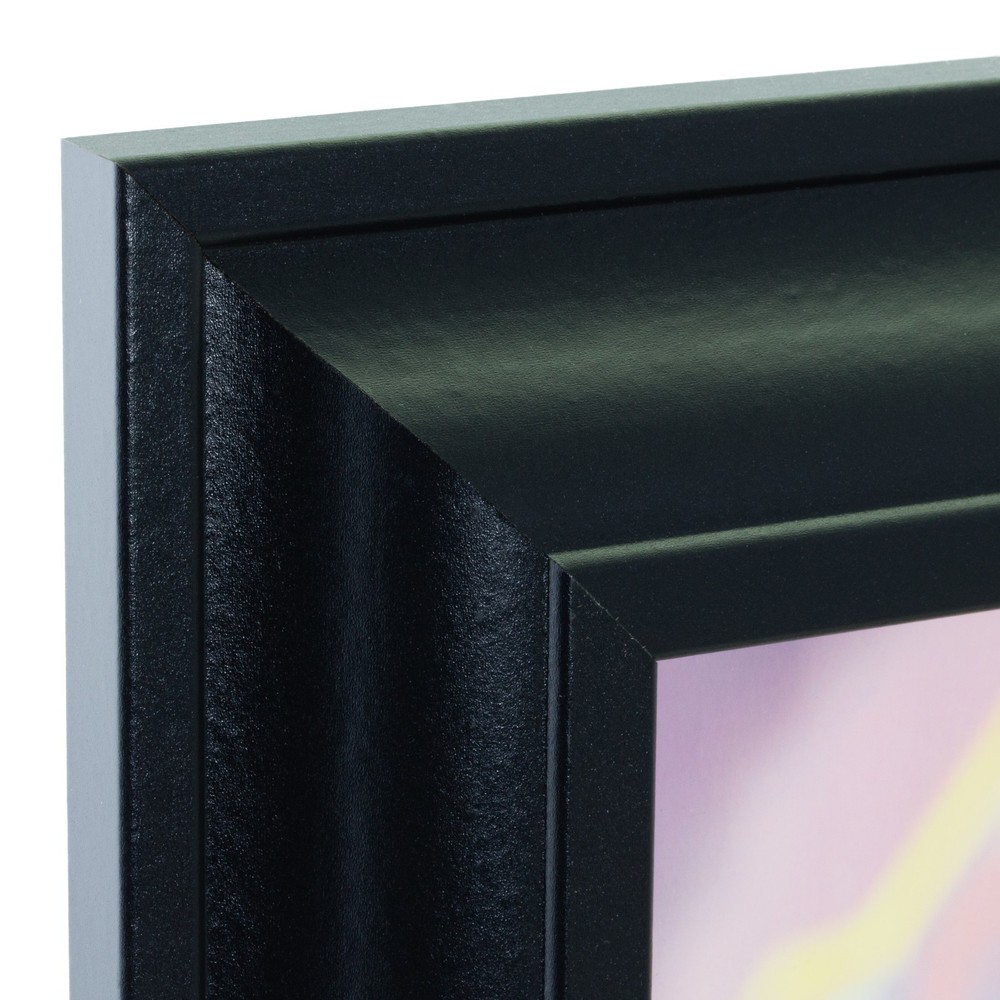 Craig Frames 2" Wide Satin Black Picture Frames & Poster Frames, 2-Pack