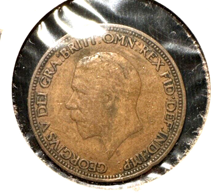 Great Britain 1930 half penny KM 837 VF