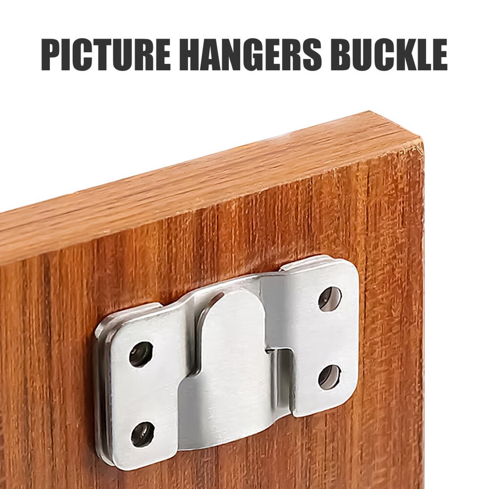 12 Pcs Hanging Piece Hook Clothes Racks Wall Mounted Photo Frame