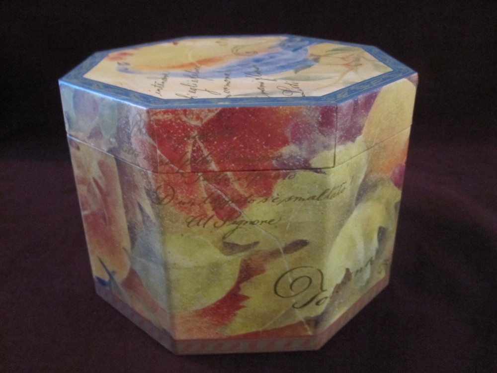 Set/3pc. Brenda Walton Octagon Nesting Boxes. Toscana