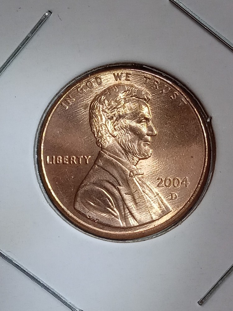2004 Denver Lincoln Cent Doubled Die Reverse Fs-01!!!