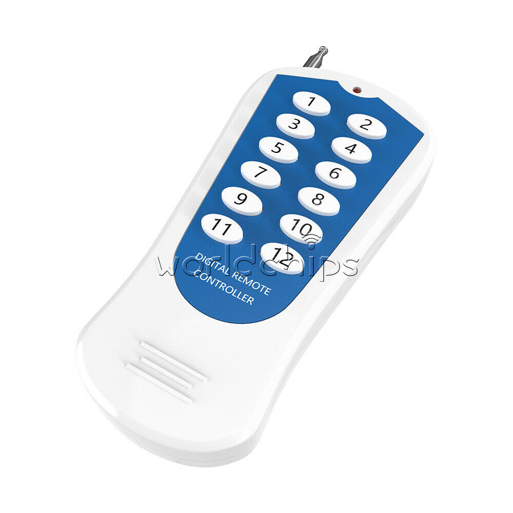 12v 12CH relay wireless RF Remote Control Switch Transmitter + Receiver