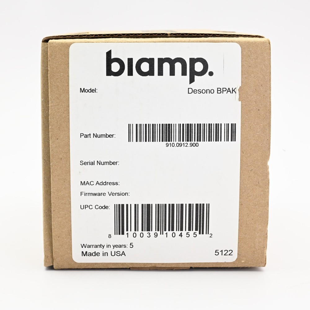 Biamp Desono BPAK Backpack Adapter Kit 910.0912.900