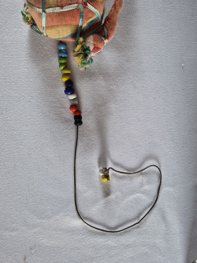Handmade Indian Elephant String 40" Hanging Decoration Rajasthani Boho Wall