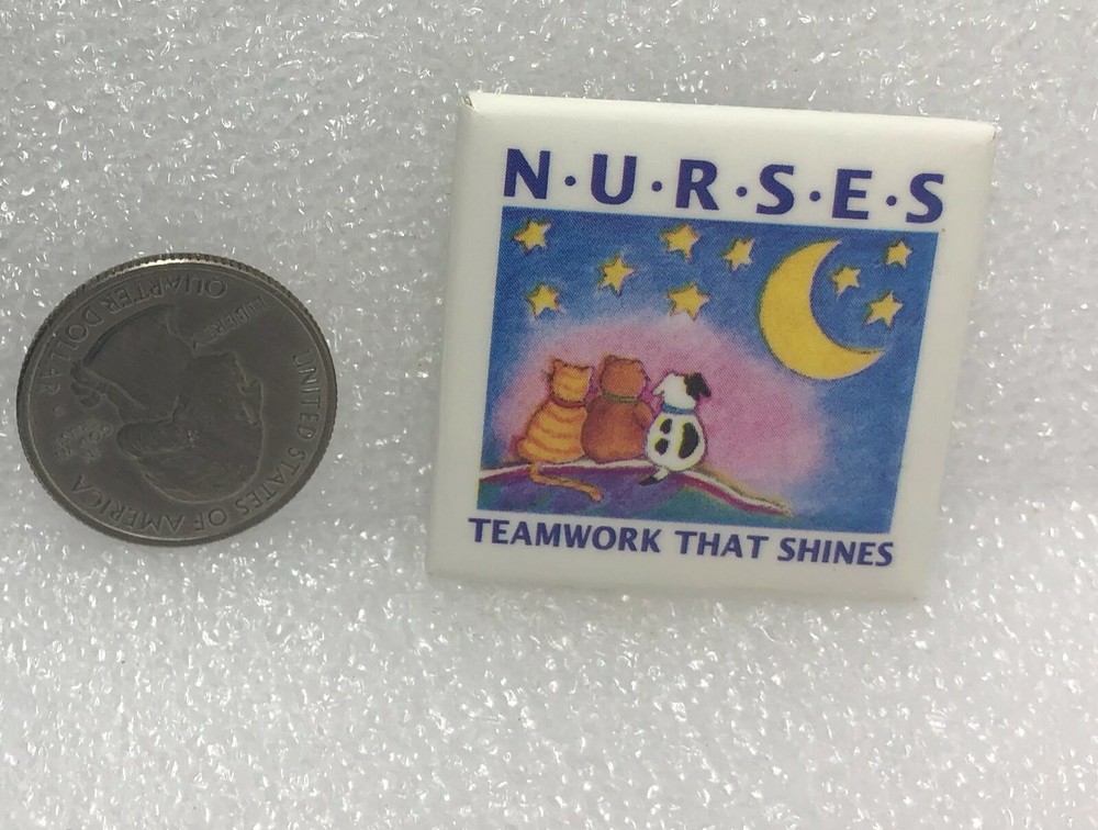 Nurses Teamwork That Shines Pin