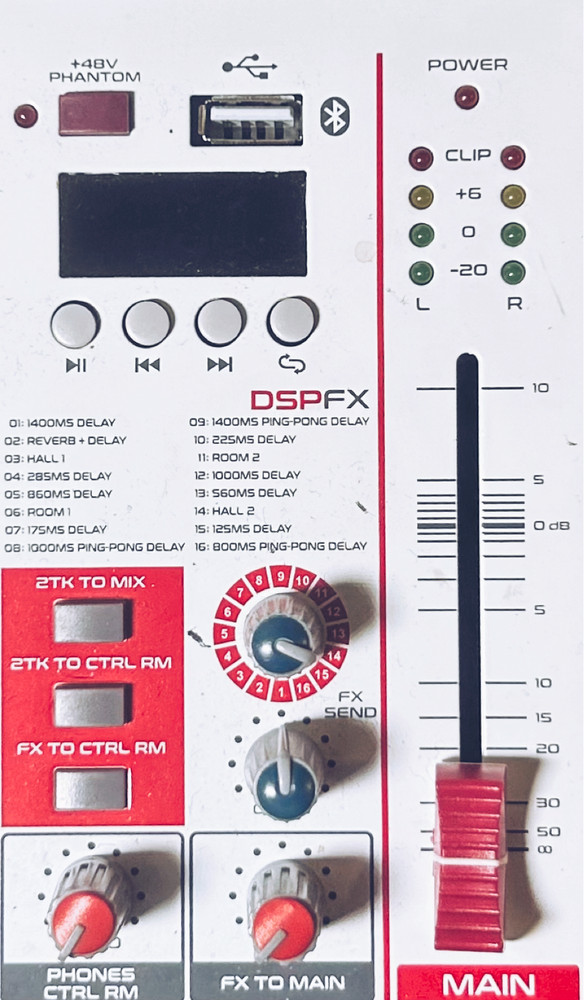 CONSOLA BLASTKING ULTRAMIX 12USB /12 CANALES, INTERFAZ USB