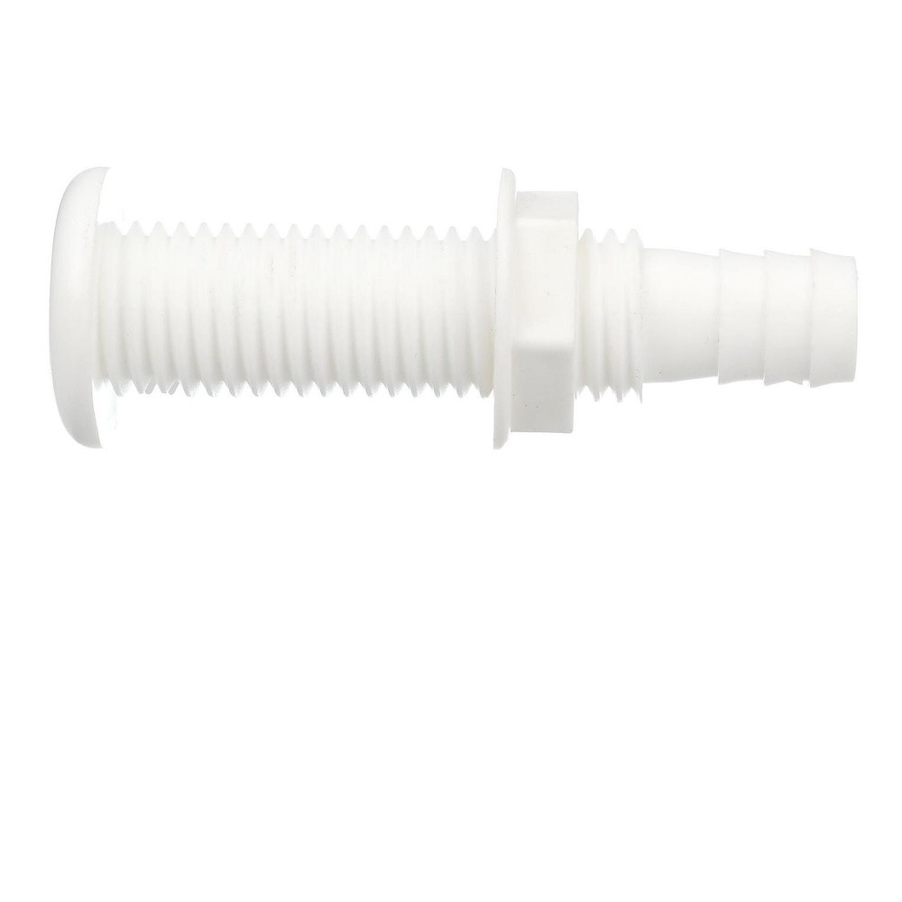 Seachoice 18161 Extra Long Plastic Thru-Hull White 3/4" Hose