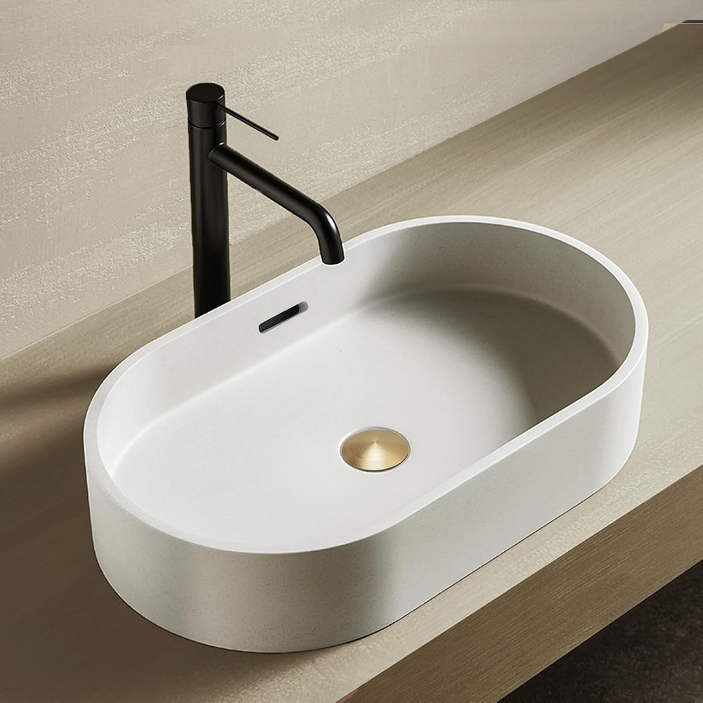 Robust Gold Bathroom Sink Drain with Overflow, Easy Installation & Strainer