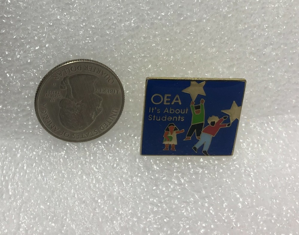 OEA Ohio Education Association It's About Students Pin