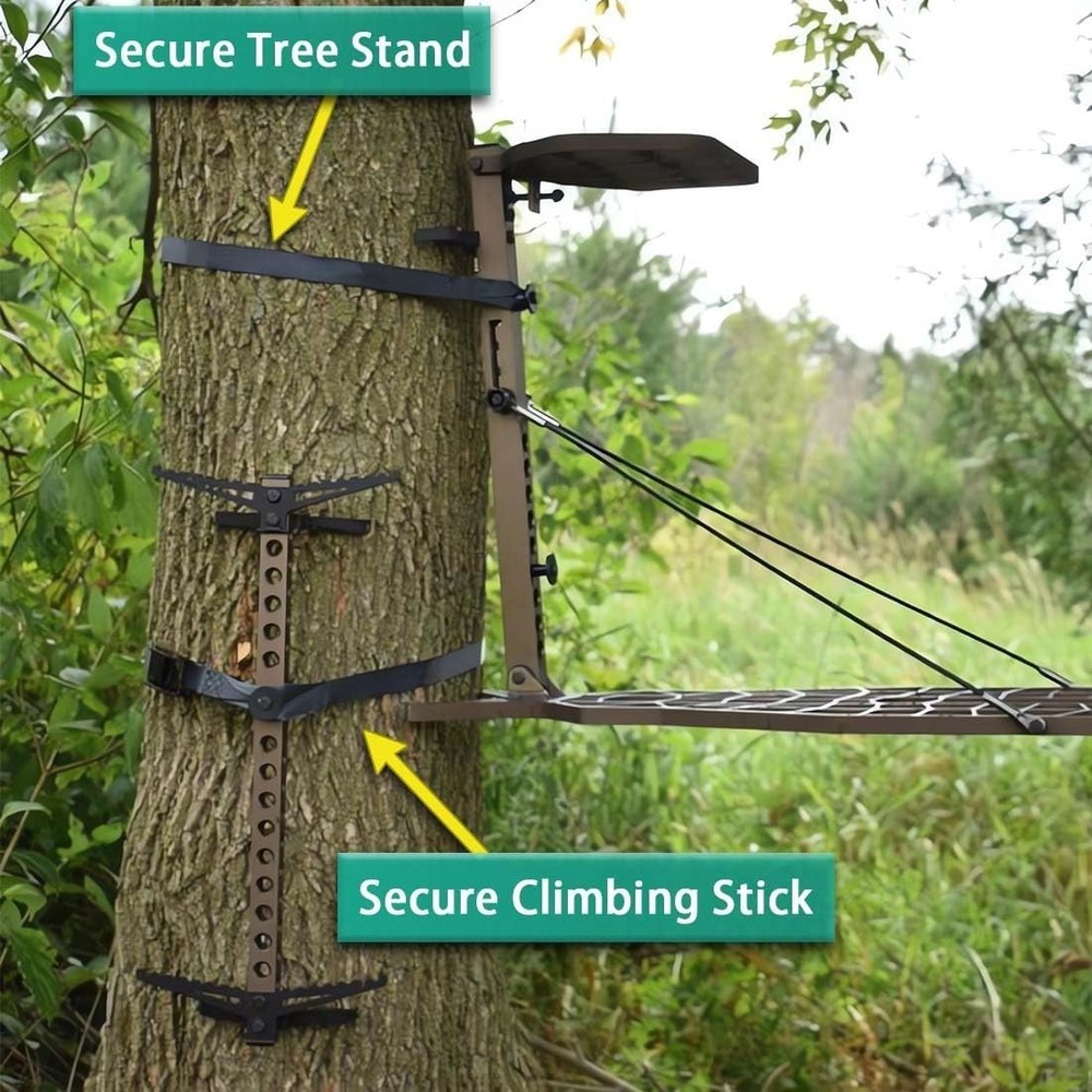 Climbing Stick Straps, Tree Stand Strap, Climbing Steps Replacement Pack Of 4