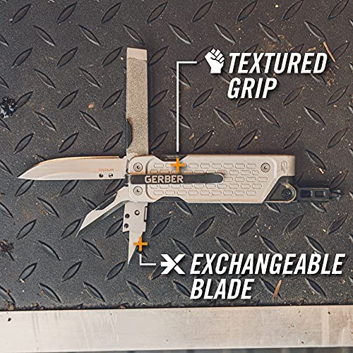 Gear Lockdown Driver 7-in-1 EDC Multitool - 2.5" Plain Edge Driver - Silver