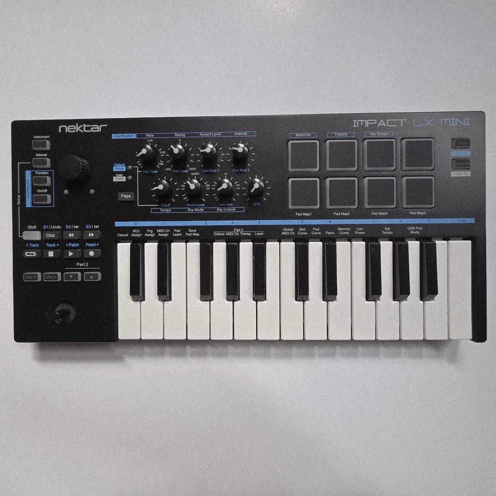 Nektar Impact LX Mini 25-Key MIDI Controller Keyboard