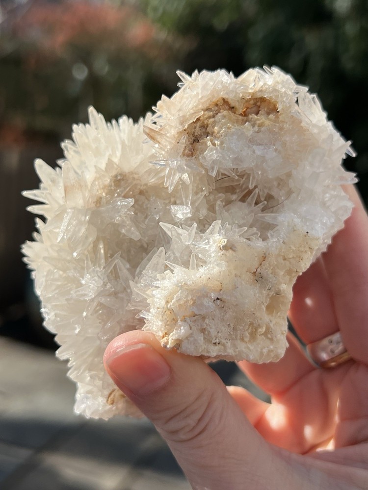 Calcite Spiky Cluster Patterns 292g 2