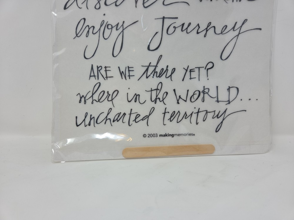 2003 MAKING MEMORIES ASSORTED RUB-0NS - VACATION, EXPRESSIONS, REMEMBER