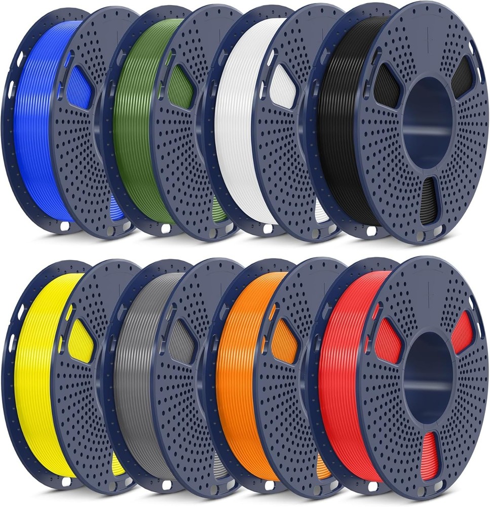 Durable Multicolor PLA+ 2.0 Filament – 1.75mm, 2kg Bundle for Quality Printing