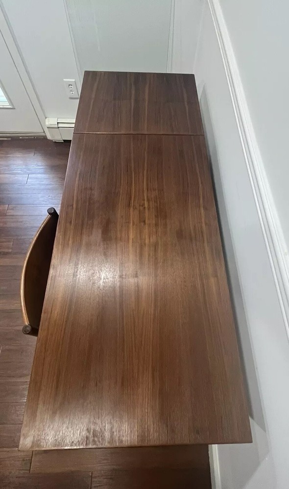Danish Mid Century Modern Teak Drop Leaf Desk