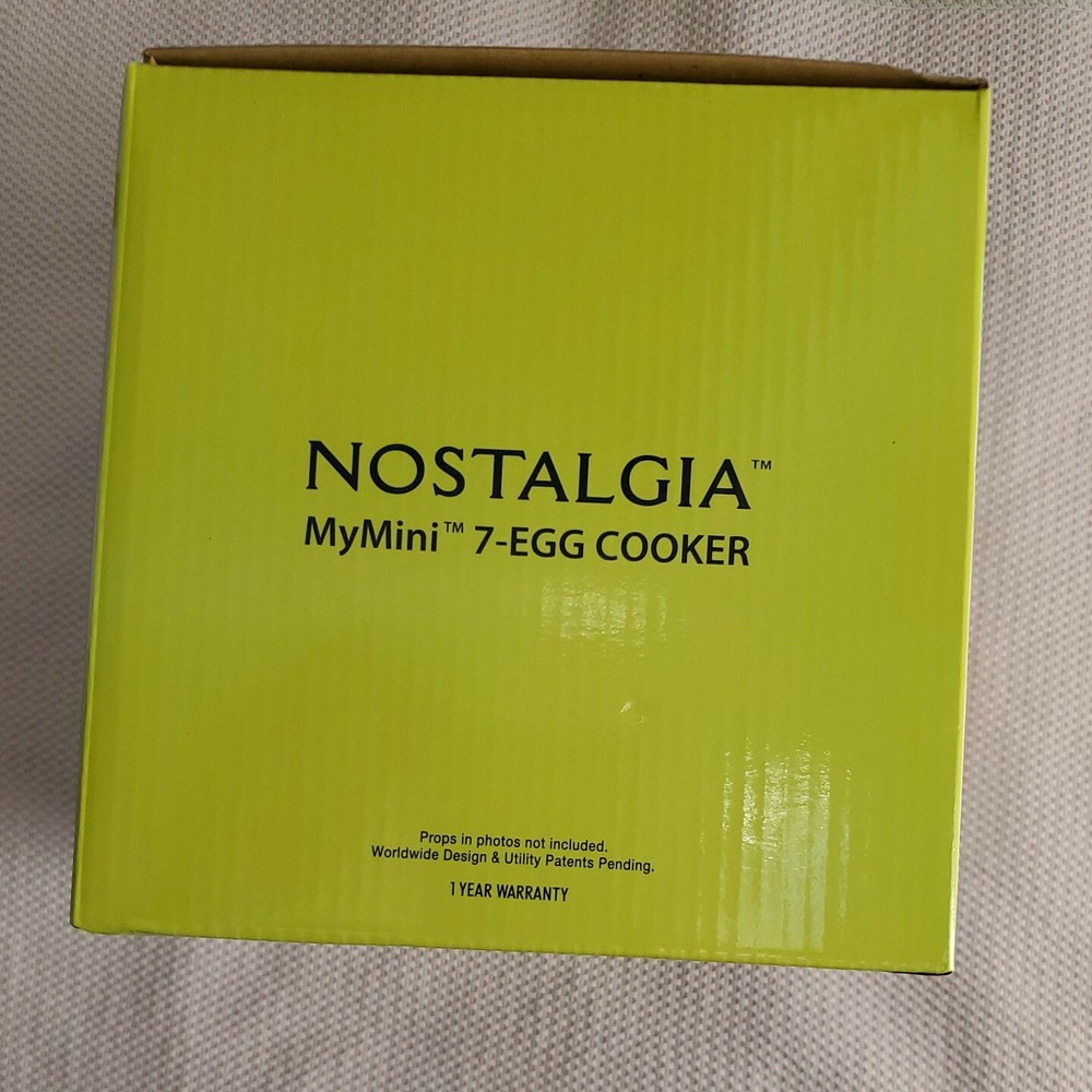 Nostalgia MyMini 7 Egg Cooker Lime Green NIB