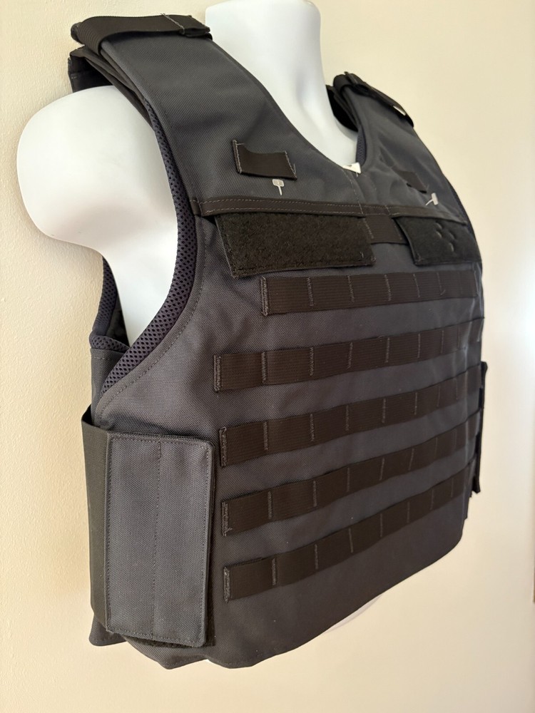 ABA Male Standard Armor Carrier Side Open Small/Medium 2013-2215 Black Molle