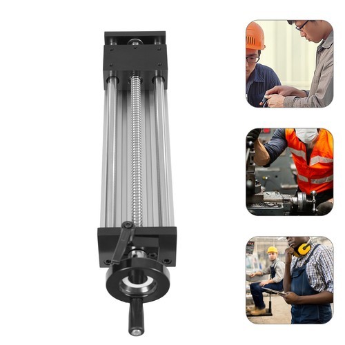 250mm Manual Sliding Table Linear Rail Guide with Dual Optical Axis Design
