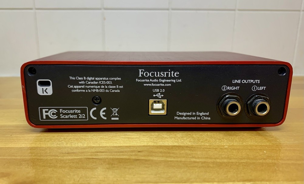 Focusrite Scarlett 2i2 USB Audio Interface 1st Generation