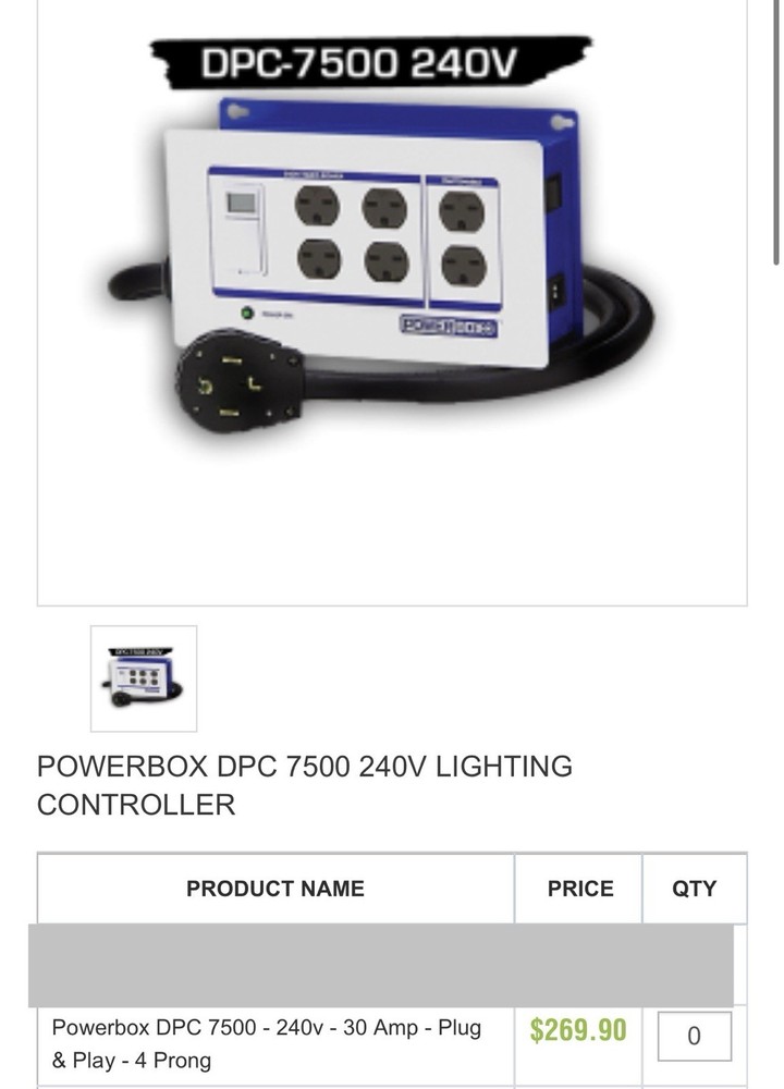POWERBOX DPC 7500 240V LIGHTINGCONTROLLER