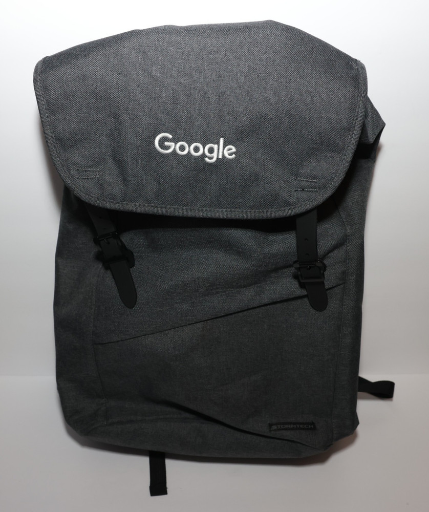 Google Stormtech Gray Backpack Promo Employee Customer Swag