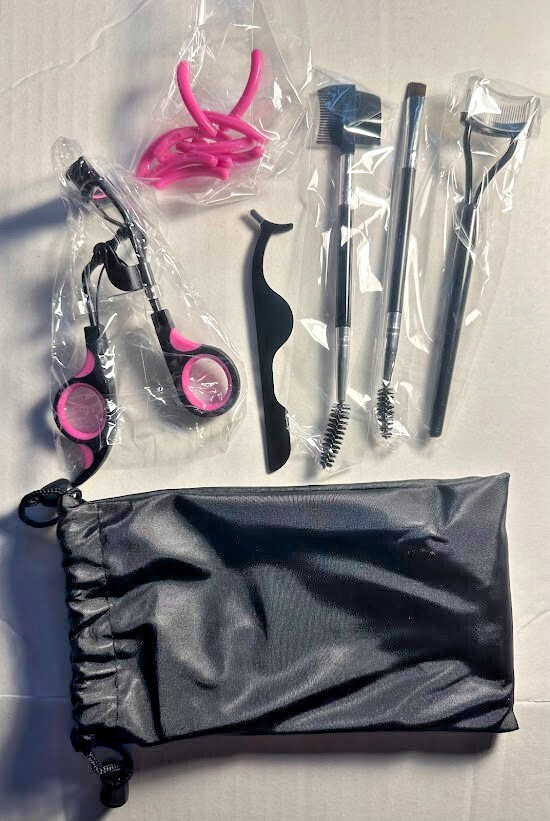 Eyelash Tools False Eyelash Applicator Folding Eyebrow Brush Eyelash Curler Comb