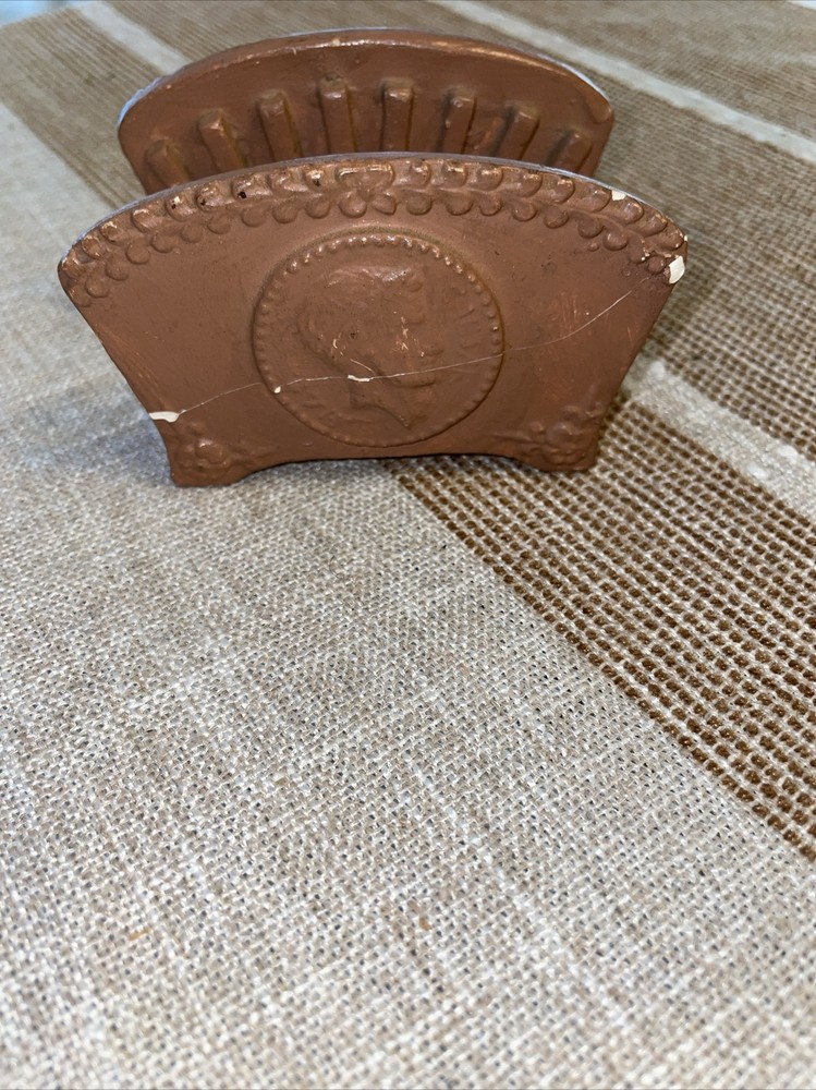 7 book ceramic MATCH BOOK HOLDER