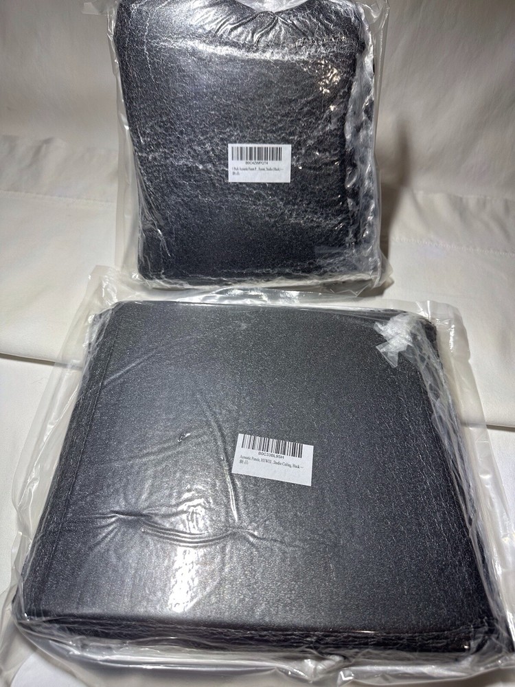 Hewel Acoustic Foam Panels  Studio Black  info unknown