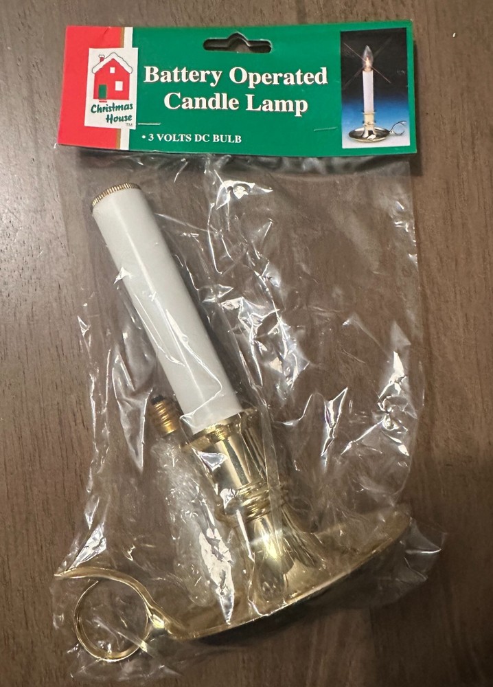 Vintage Christmas Candlestick w/ Finger Loop Hole NEW
