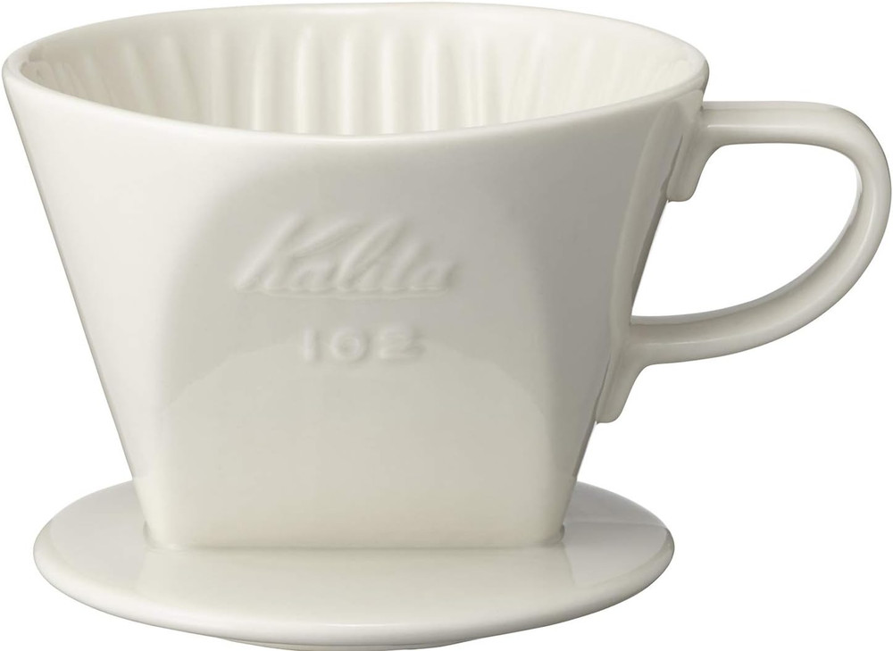 - 2001 102 Ceramic Dripper Coffee Dipper, White